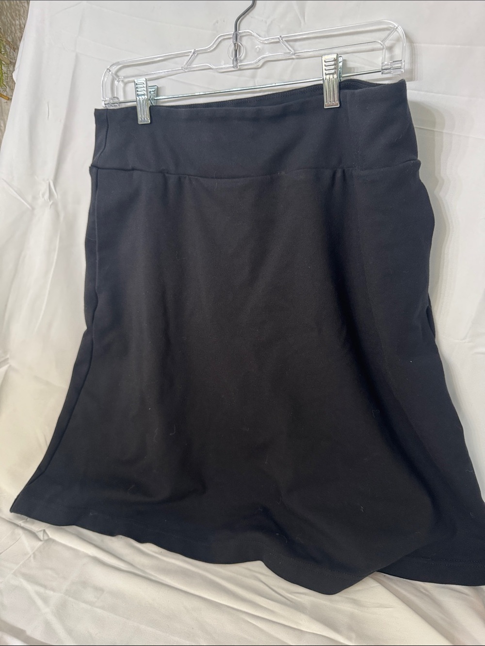 Betabrand Black A-Line Skirt